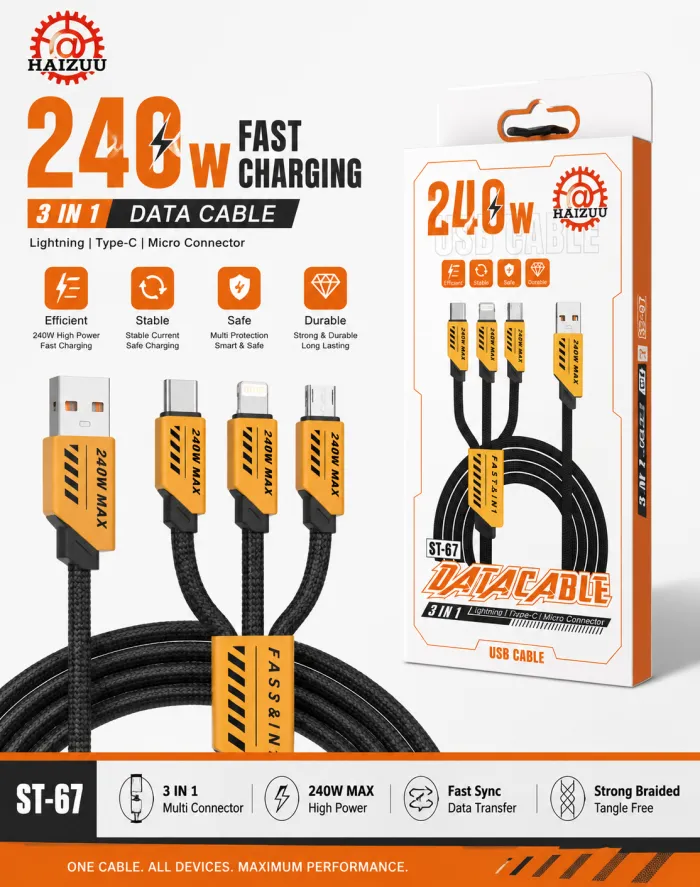 240W 3IN1 CABLE
