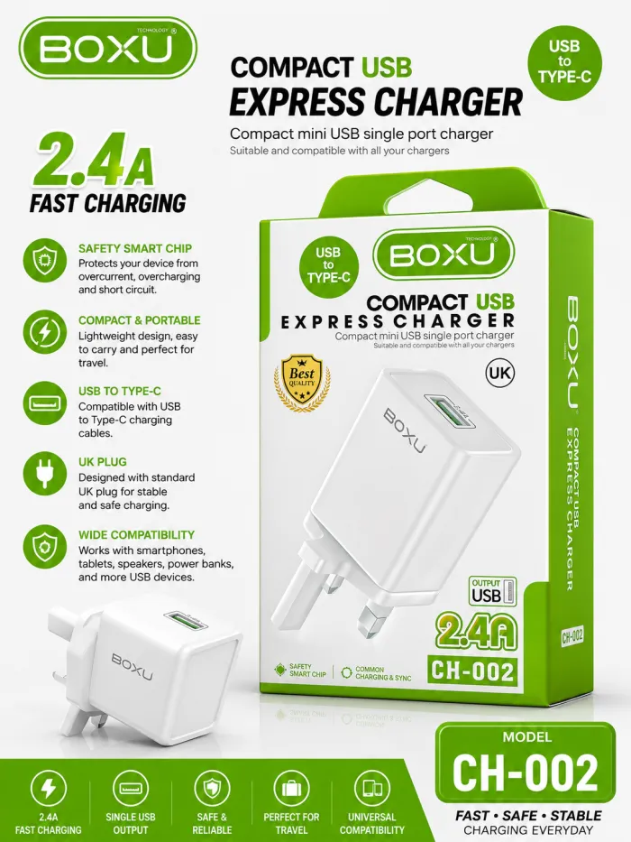 BOXU 2IN1 MICRO CHARGER