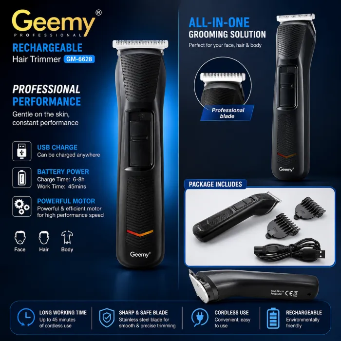 GEEMY GM 6628 TRIMMER
