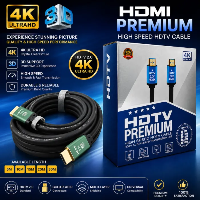 HDMI CABLE 20M 4K