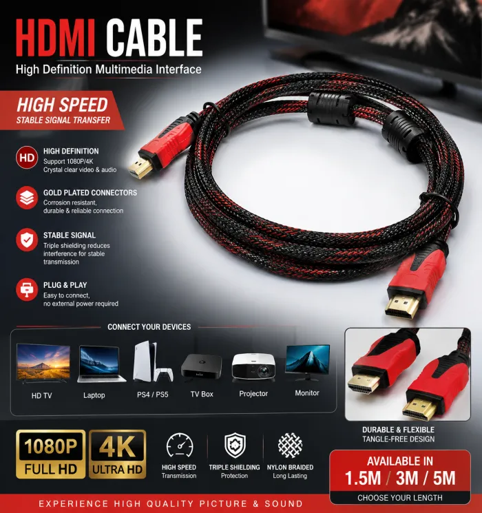 HDMI CABLE 3m
