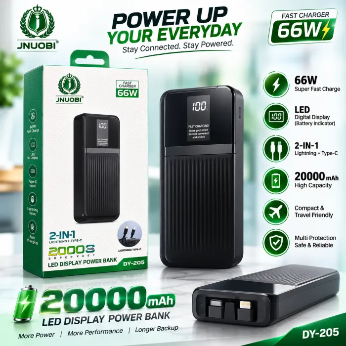 JNUOBI DY205 20000MAH POWERBANK