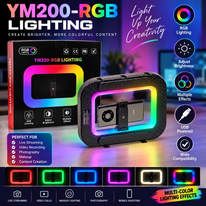 YM200 RINGLIGHT RGB